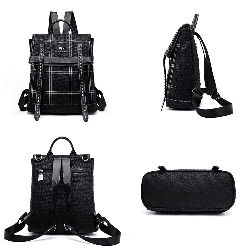 Leather Casual Backpack WS Oman