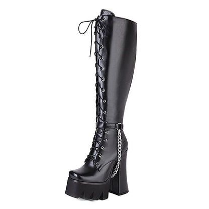 Gothic Boots High Heel WS F27