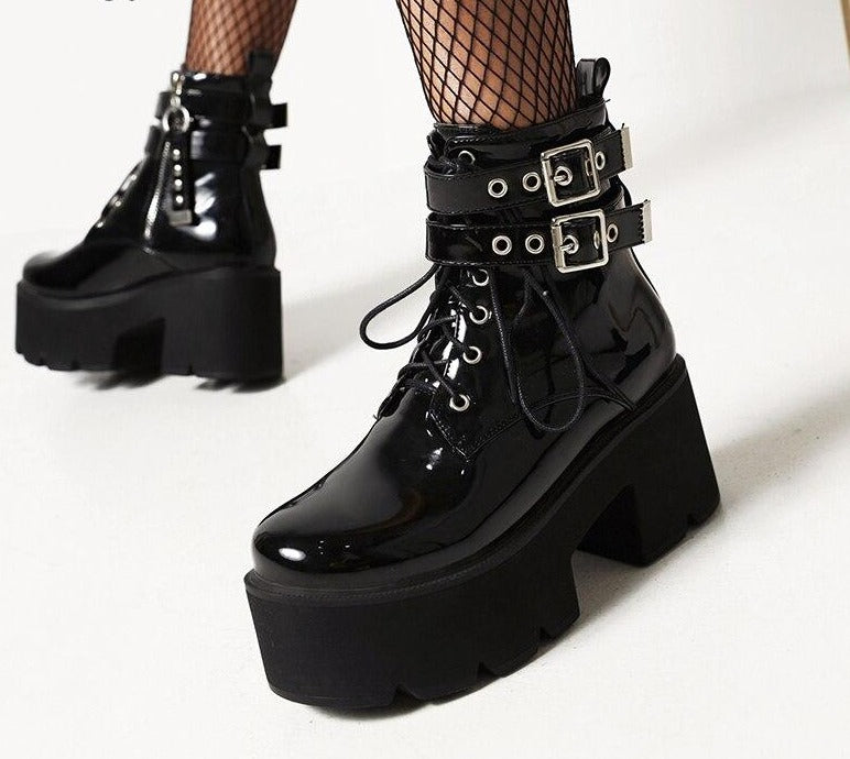 Punk-Rock Platform Boots WS F16