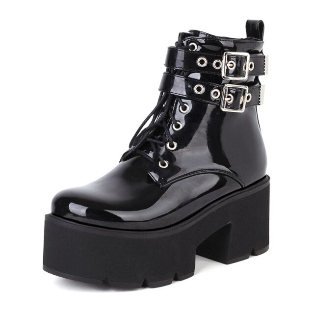 Punk-Rock Platform Boots WS F16