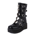 Gothic Boots Buckle Heart WS F10