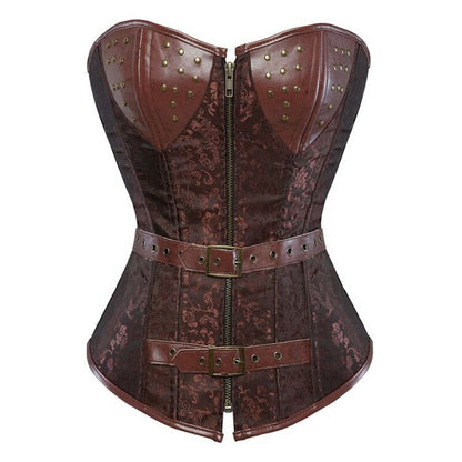 Steampunk Corset  Gothic Leather