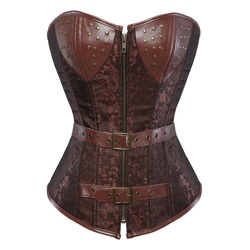 Steampunk Corset  Gothic Leather
