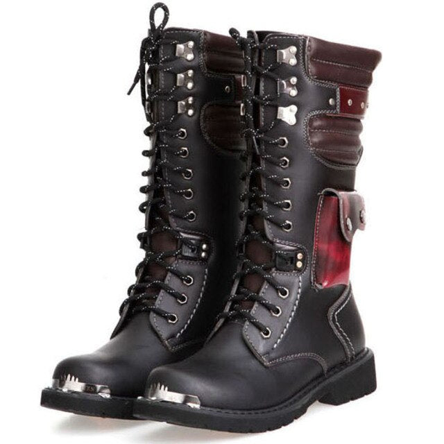 Punk fashion rock boots womens