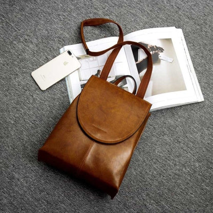 Natural Leather Backpack Igotzu