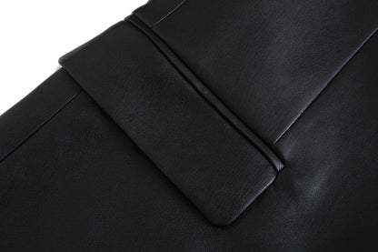Leather Casual Blazer WS J18