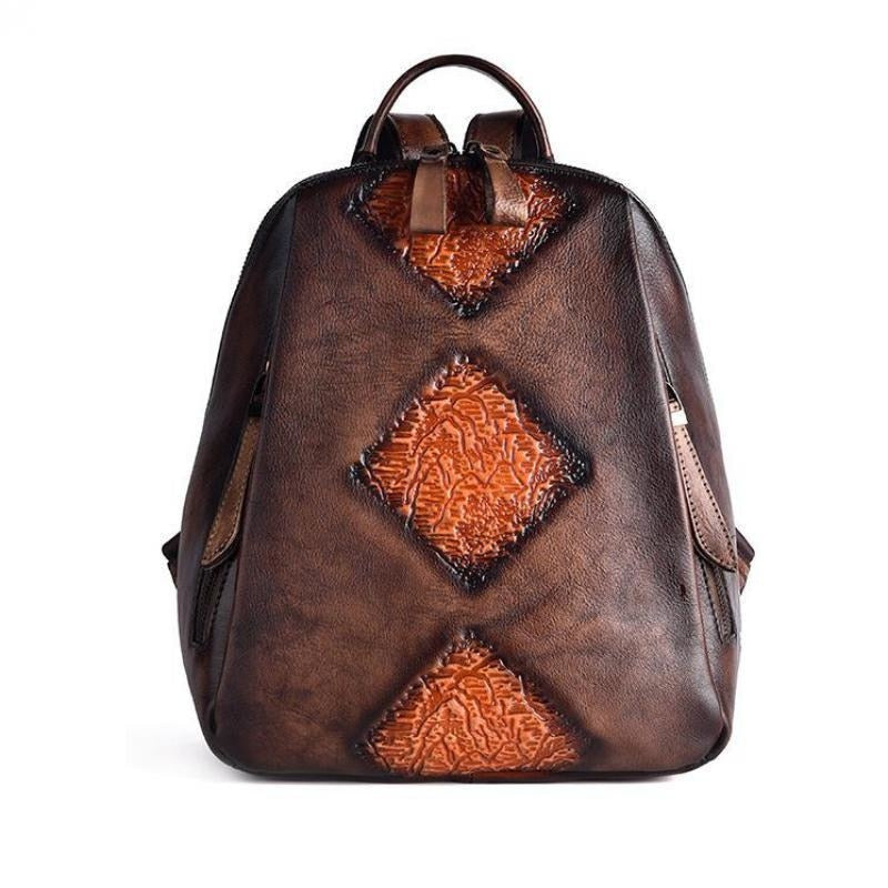 Handmade Leather Backpack Masako