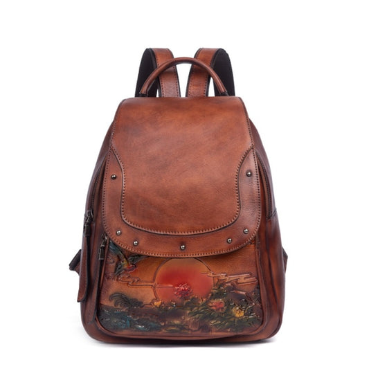 Handmade Leather Backpack Jingu