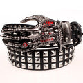 Natural Leather Gothic Belt WS B01