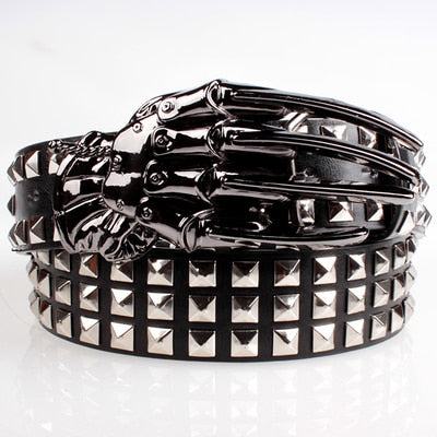 Natural Leather Gothic Belt WS B01