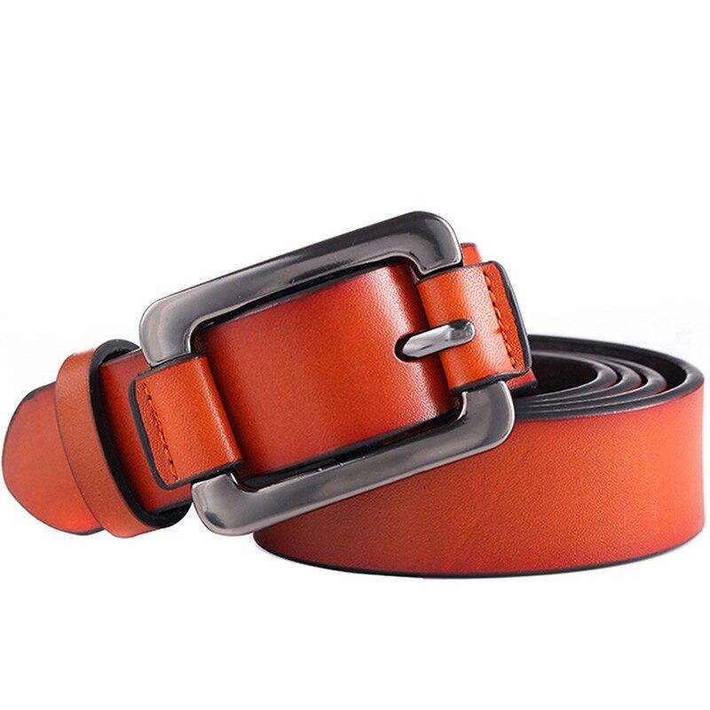 Natural Leather Belt for Jeans Tanne