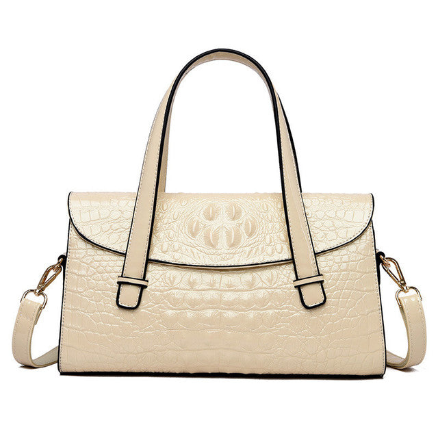 Natural Leather Shoulder Bag Angy